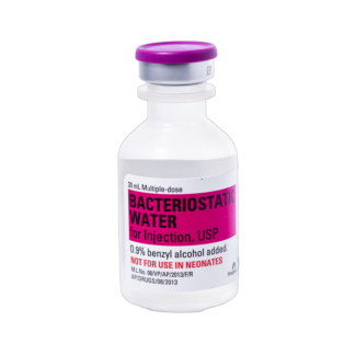 Agua Bacteriostática 30 ml